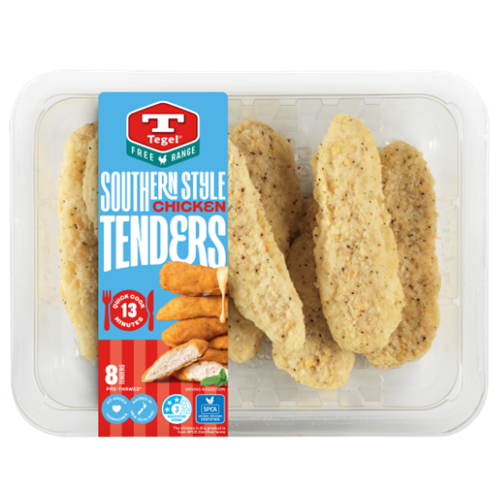 Tegel Frozen Free Range Southern Style Chicken Tenders 750g