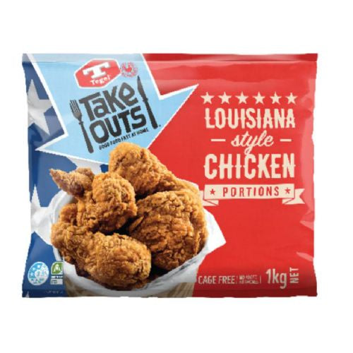 Tegel Take Outs Louisiana Style Chicken Portions 1kg