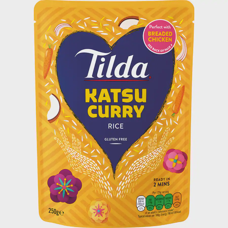 Tilda Katsu Curry Rice 250g