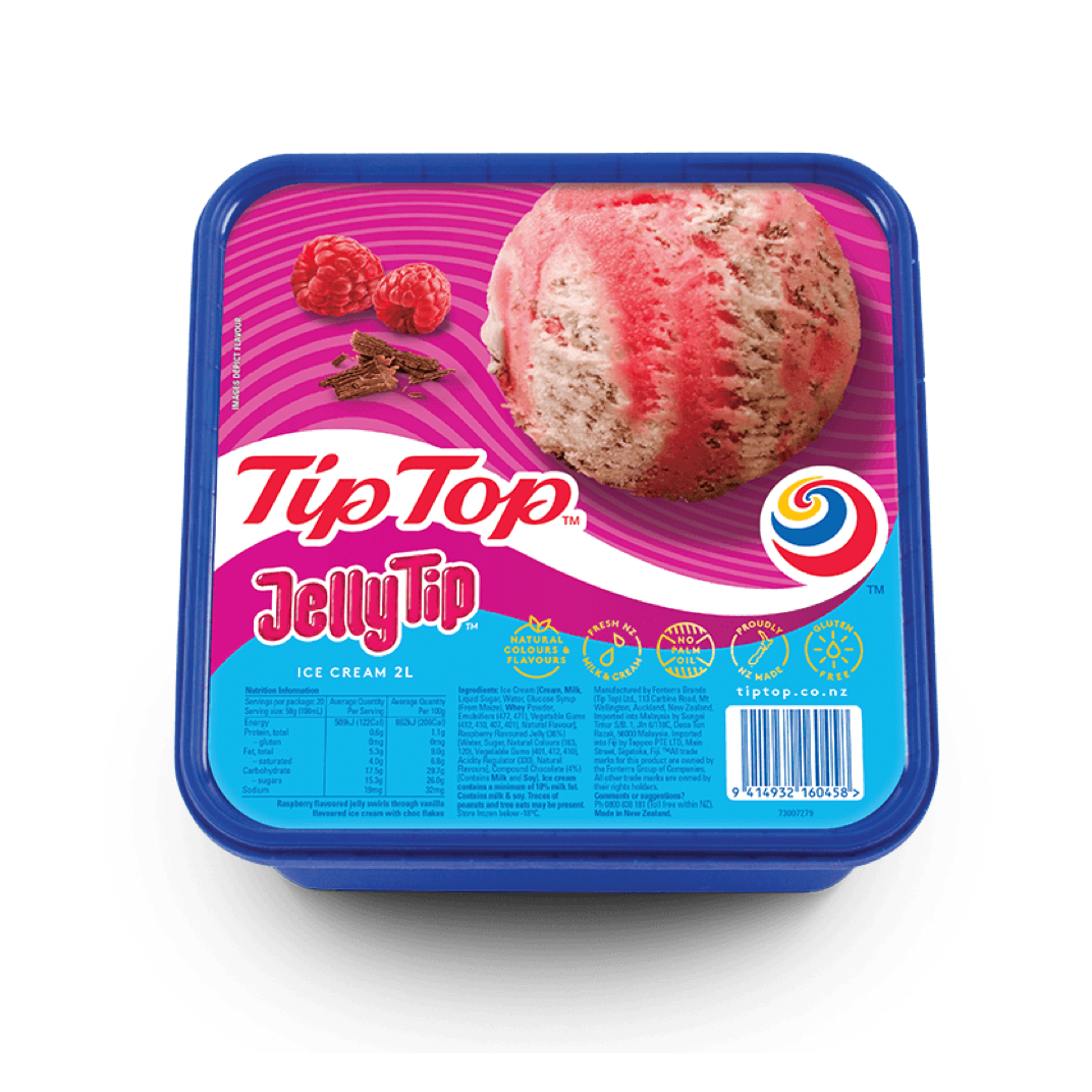 Tip Top Jelly Tip Ice Cream 2L