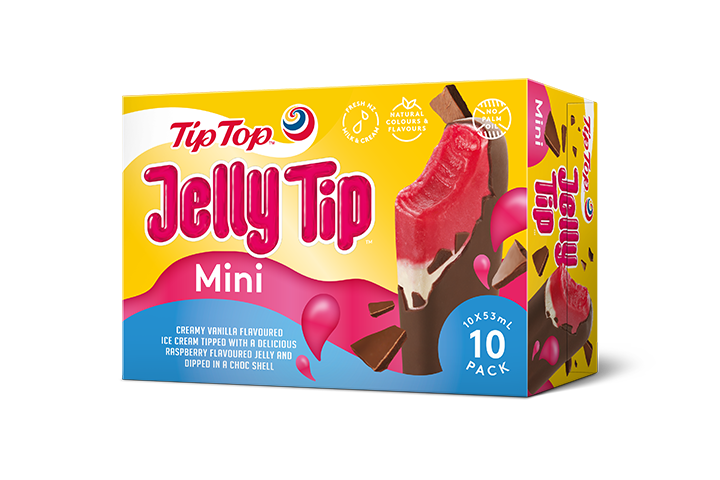 Tip Top Ice Cream Jelly Tip Minis 10pk 530ml