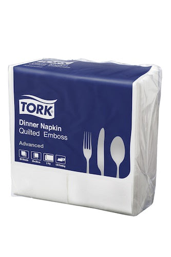 Tork Advanced Cocktail Napkin White 2ply 200pk