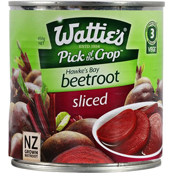 Watties Beetroot Sliced Can 450g