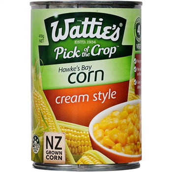 Watties Corn Cream Style 410g