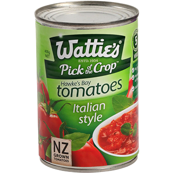 Watties Tinned Italian Style Tomatoes 400g