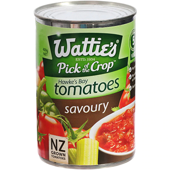 Watties Tinned Savoury Tomatoes 400g