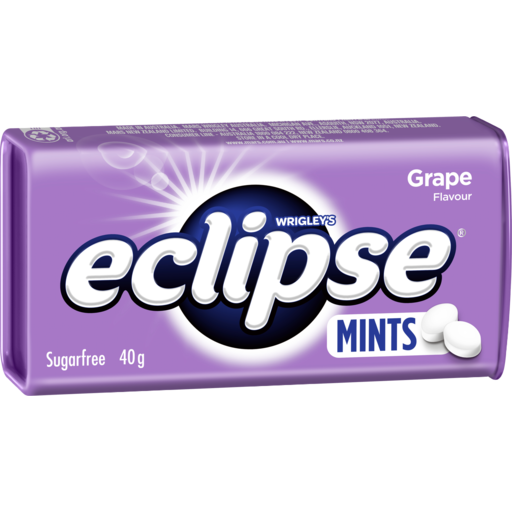 Wrigleys Eclipse Sugar Free Grape Mints 40g