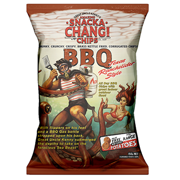 Snacka Changi BBQ Potato Chips 150g