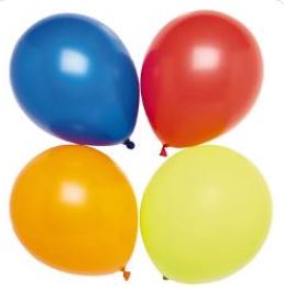 Balloons 25cm 25pk Assorted