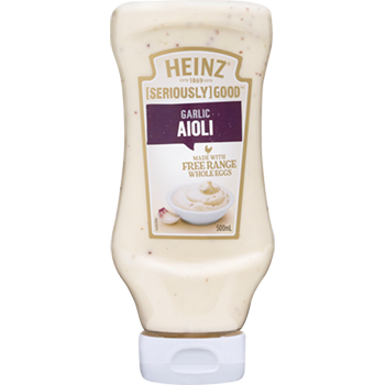 Heinz Seriously Good Garlic Aioli Squeezy 500ml