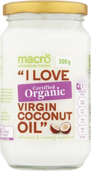 Macro Organic Coconut Oil 300g