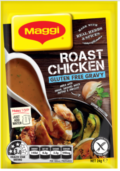 Maggi Gluten Free Roast Chicken Gravy Mix 24g