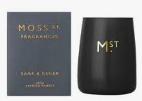 Moss St Sage & Cedar Candle 80g