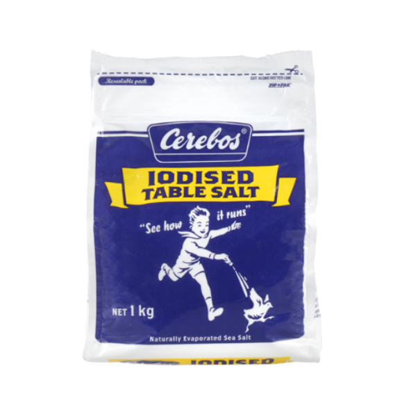 Cerebos Iodised Table Salt 1000g