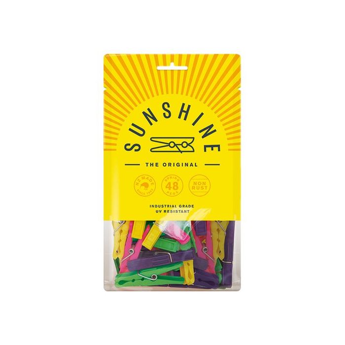 Sunshine Spring Pegs 48pk