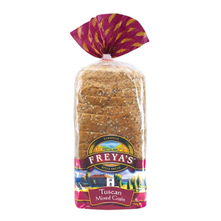 Freyas Tuscan Mixed Grain Toast Bread 750g